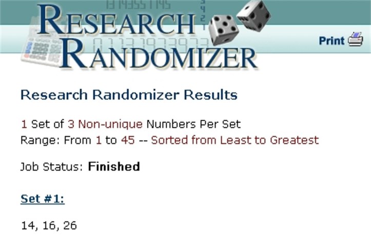 Random numbers 091711