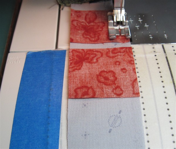 Log Cabin Block B2 Log Cabin piecing by Sandi Walton at Piecemeal Quilts