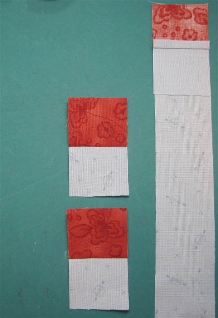 Log Cabin Block B4 Log Cabin piecing by Sandi Walton at Piecemeal Quilts