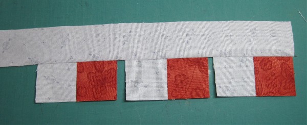 Log Cabin Block B6 Log Cabin piecing by Sandi Walton at Piecemeal Quilts