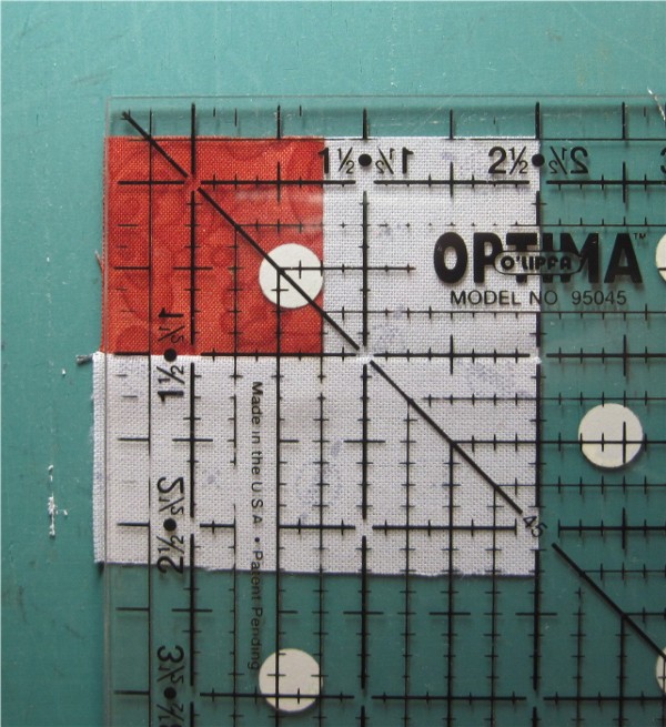 Log Cabin Block B7 Log Cabin piecing by Sandi Walton at Piecemeal Quilts