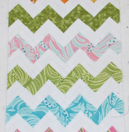 Ultra Mini Zigzag 8" by Sandi Walton at Piecemeal Quilts