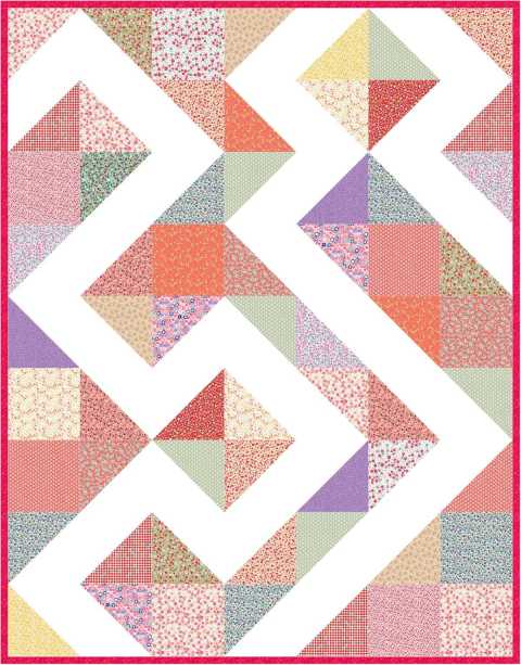 Corny EQ8 design by Sandi Walton at Piecemeal Quilts