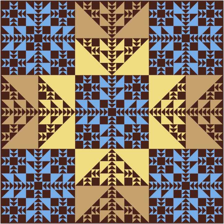 Fractalish EQ8 design by Sandi Walton at Piecemeal Quilts