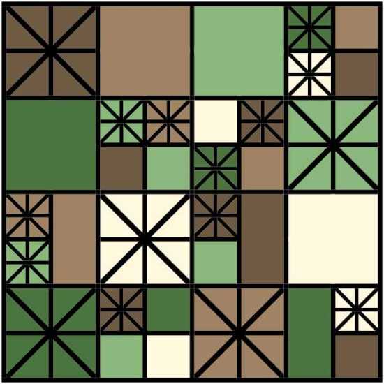 Ironwork* EQ8 design by Sandi Walton at Piecemeal Quilts