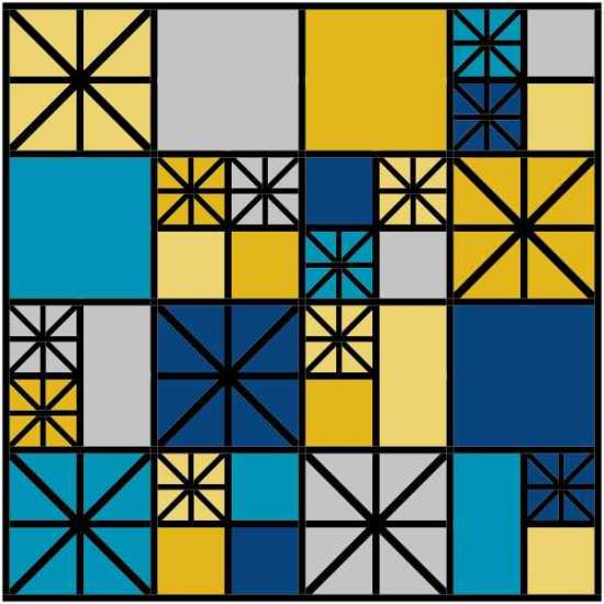 Ironwork* EQ8 design by Sandi Walton at Piecemeal Quilts